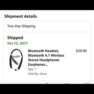 Brand new - Bluetooth wireless headset, never used